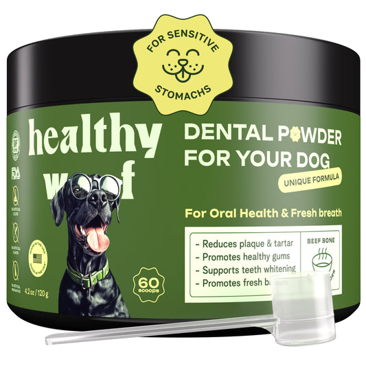 Healthy Woof Dental_Powder_for_Dogs_-_60_scoops_4.2_oz_120_g